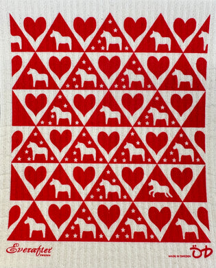 HEARTS - SWEDISH DISHCLOTH