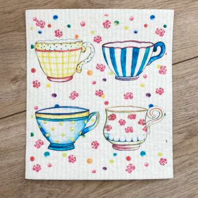 CUPS - TEA CUPS - SWEDISH DISHCLOTH