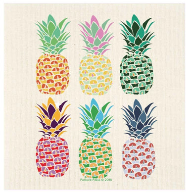 Tropical Pineapples- SWEDISH DISHCLOTH