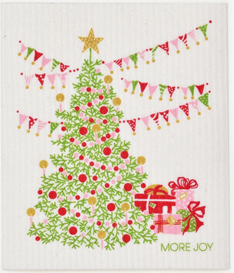 CHRISTMAS TREE  - SWEDISH DISHCLOTH