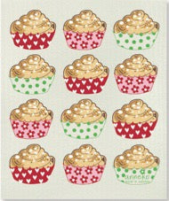 CUPCAKES - SWEDISH DISHCLOTH