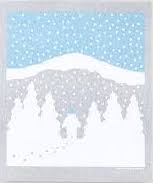 SNOW MOUNTAIN - SWEDISH DISHCLOTH