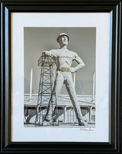 Tulsa Landmarks Artwork Black & White with a Touch of Color 10x13 Prints in Black Frame