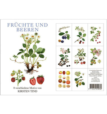 Notecards - Fruit & Berries Card Folder w/8 Note Cards