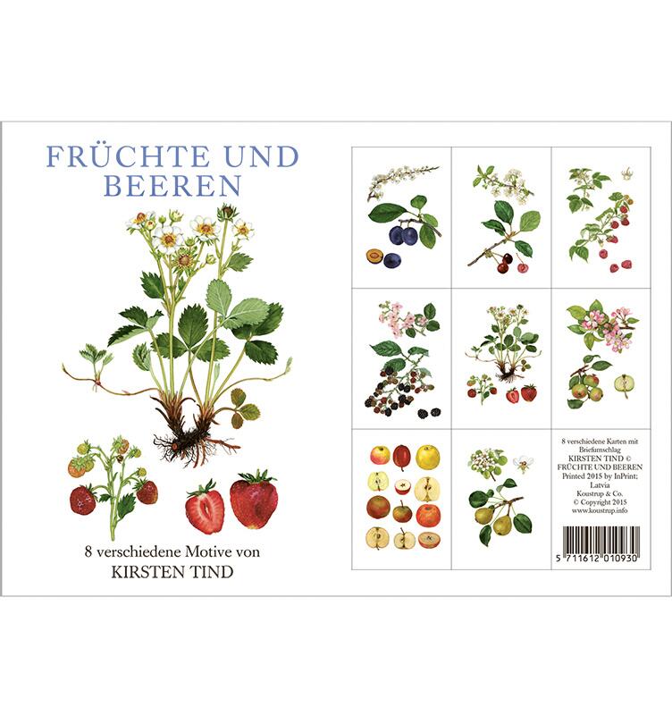 Notecards - Fruit & Berries Card Folder w/8 Note Cards