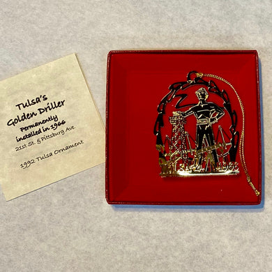 Tulsa Ornament / Souvenir - Tulsa's Golden Driller