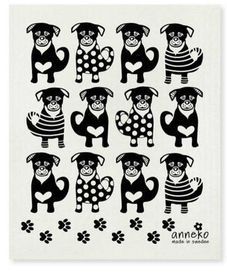 DOGS - SWEDISH DISHCLOTH