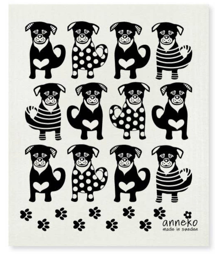 DOGS - SWEDISH DISHCLOTH