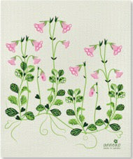 PINK FLOWERS - SWEDISH DISHCLOTH