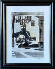 Tulsa Landmarks Artwork Black & White with a Touch of Color 10x13 Prints in Black Frame