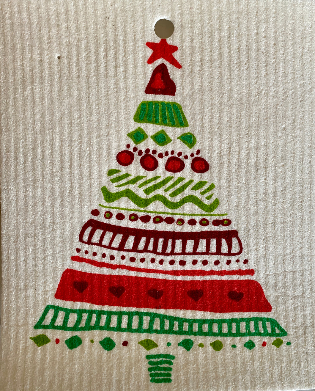 CHRISTMAS TREE - SWEDISH DISHCLOTH