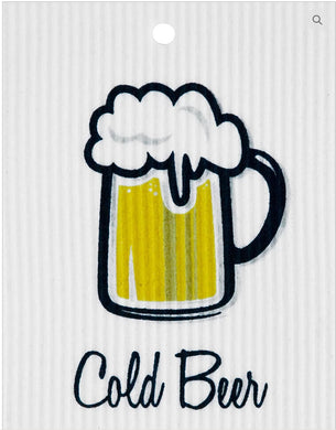 COLD BEER - SWEDISH DISHCLOTH