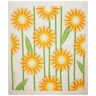 DAISIES - YELLOW - SWEDISH DISHCLOTH