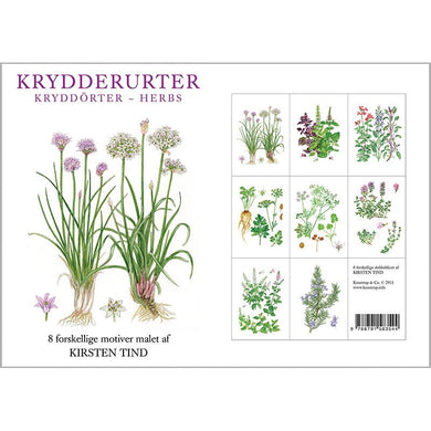 Notecards - Herbs Card Folder w/8 Note Cards