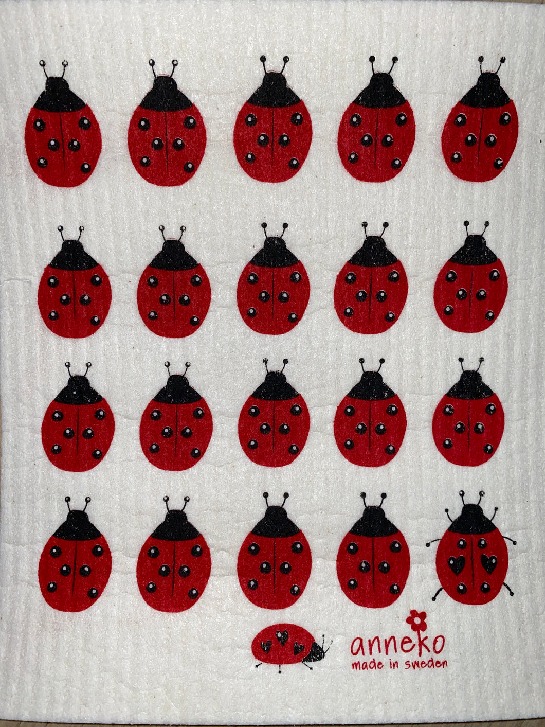 FLY AWAY LADYBUG - SWEDISH DISHCLOTH