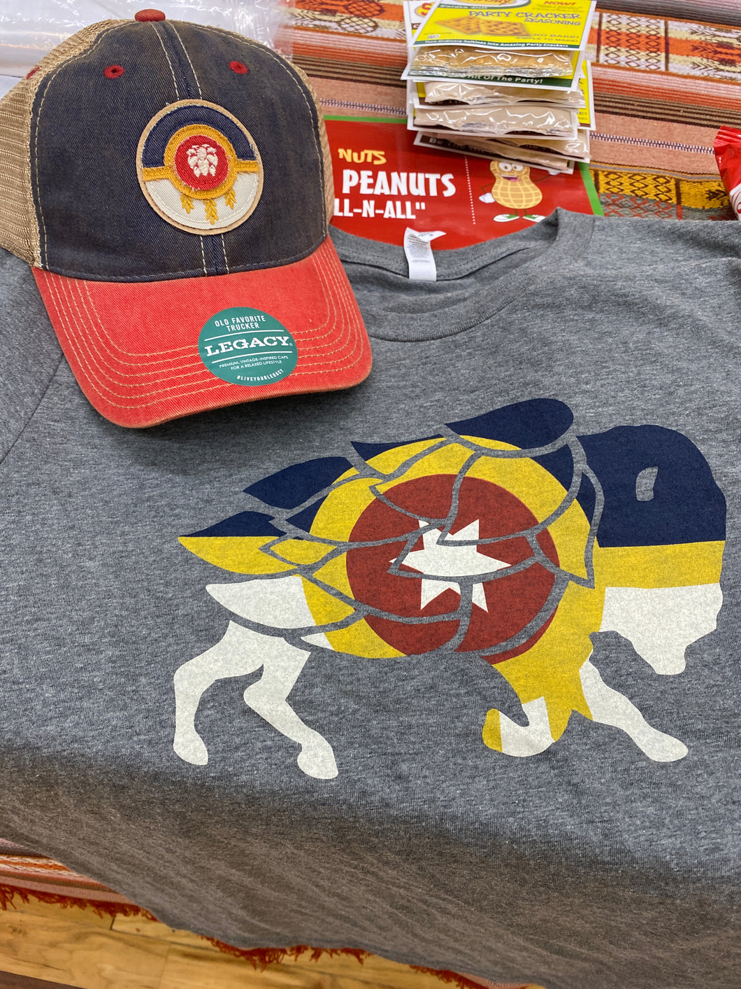Hoppalo (BeerIsOK) Buffalo Tulsa Flag Tshirt