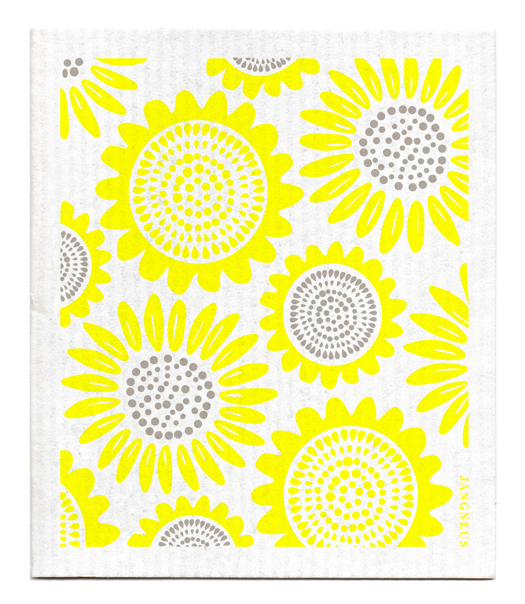 SUNFLOWER - YELLOW - SWEDISH DISHCLOTH