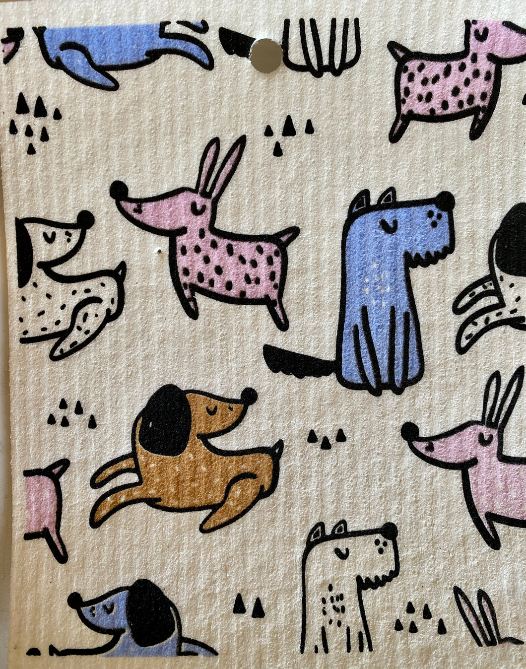 PLAYFUL DOGS - SWEDISH DISHCLOTH