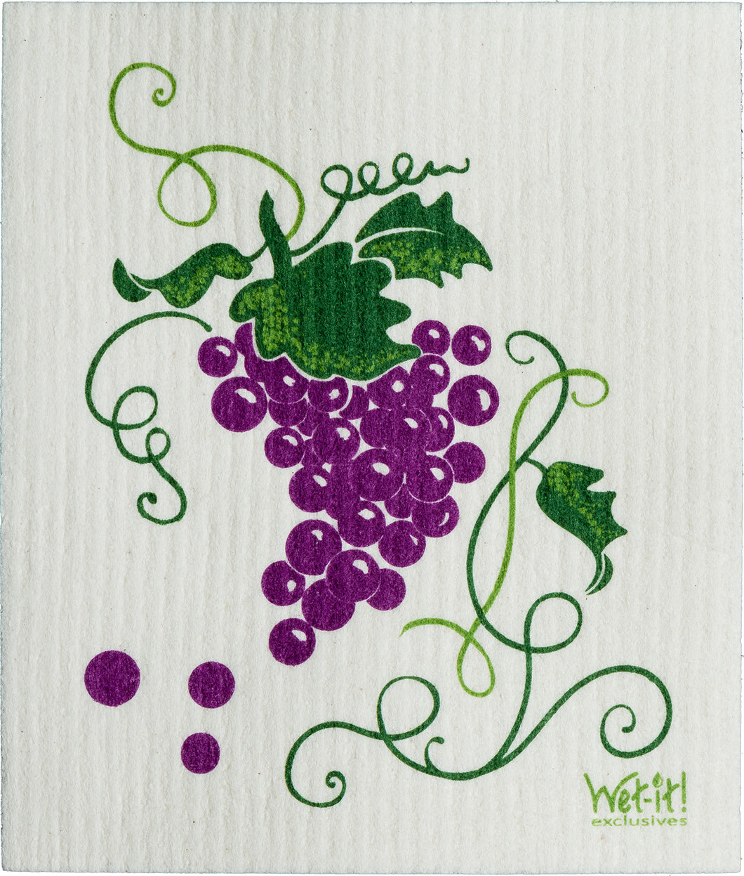 GRAPES - SWEDISH DISHCLOTH