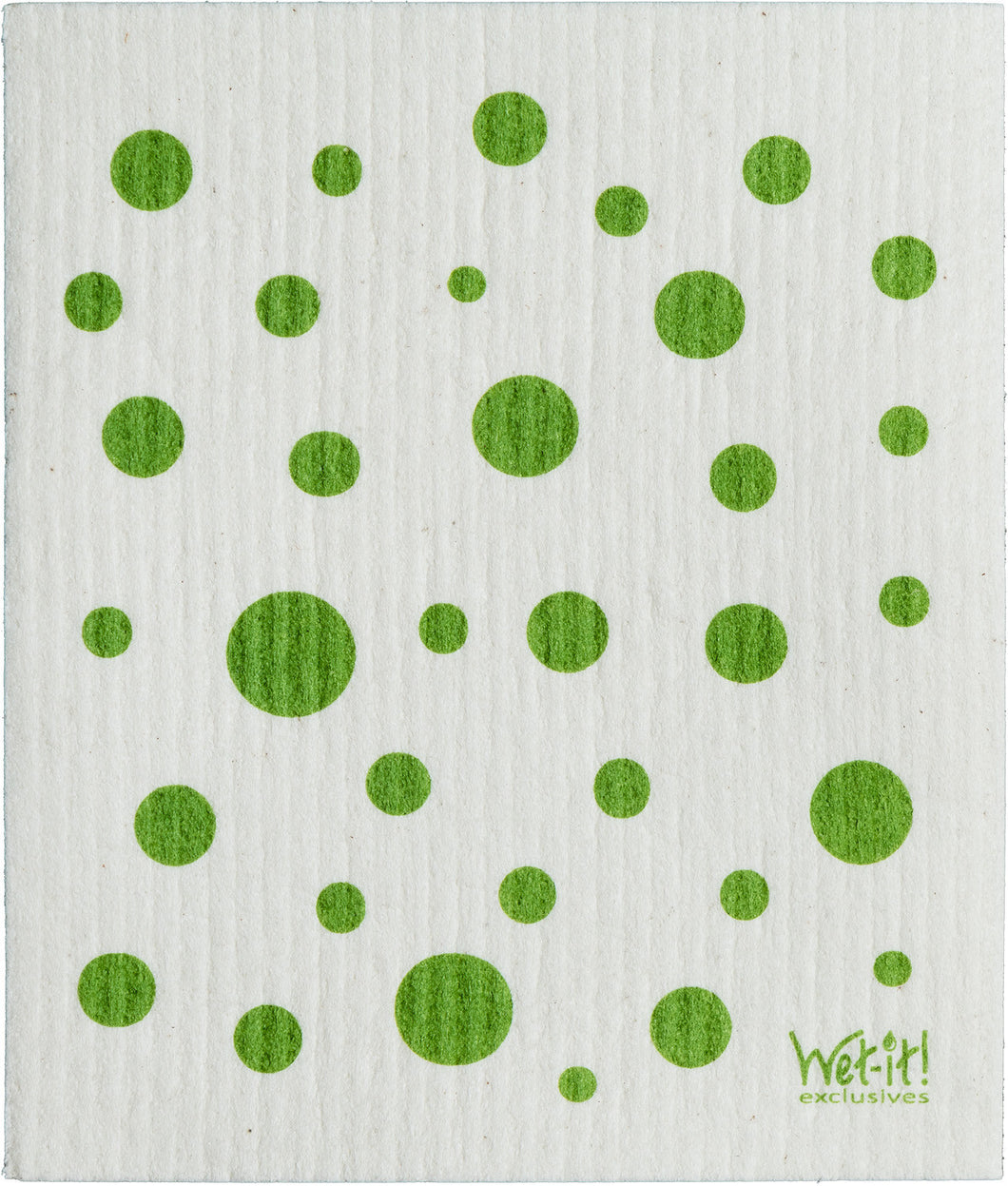 DOTS & DOTS - GREEN - SWEDISH DISHCLOTH