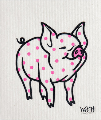 PIG (POLKA) - SWEDISH DISHCLOTH