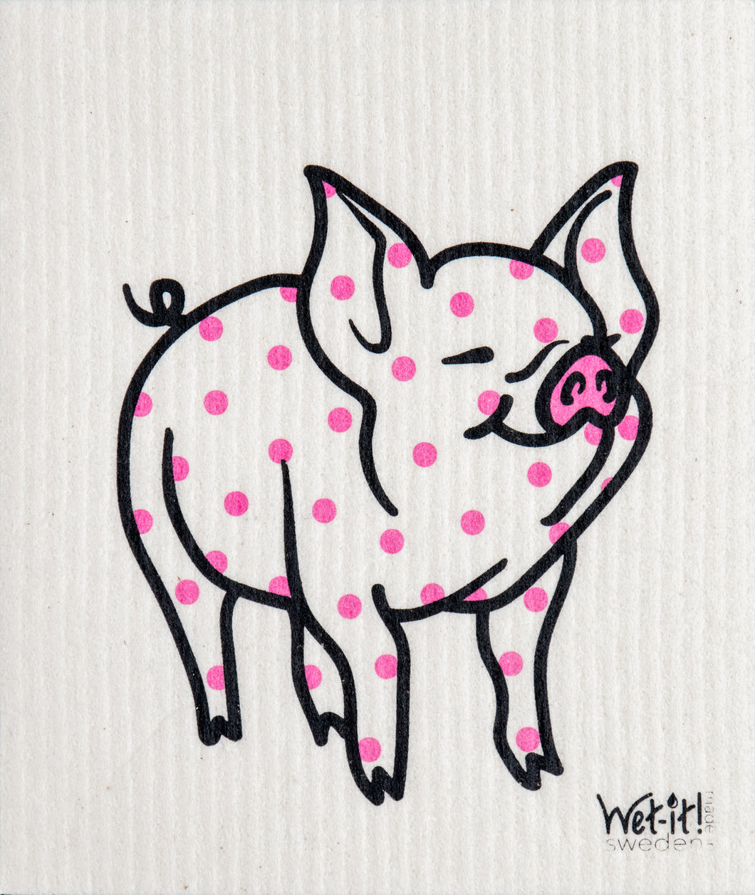 PIG (POLKA) - SWEDISH DISHCLOTH