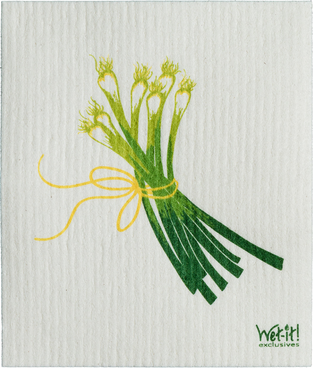 SPRING ONIONS- SWEDISH DISHCLOTH