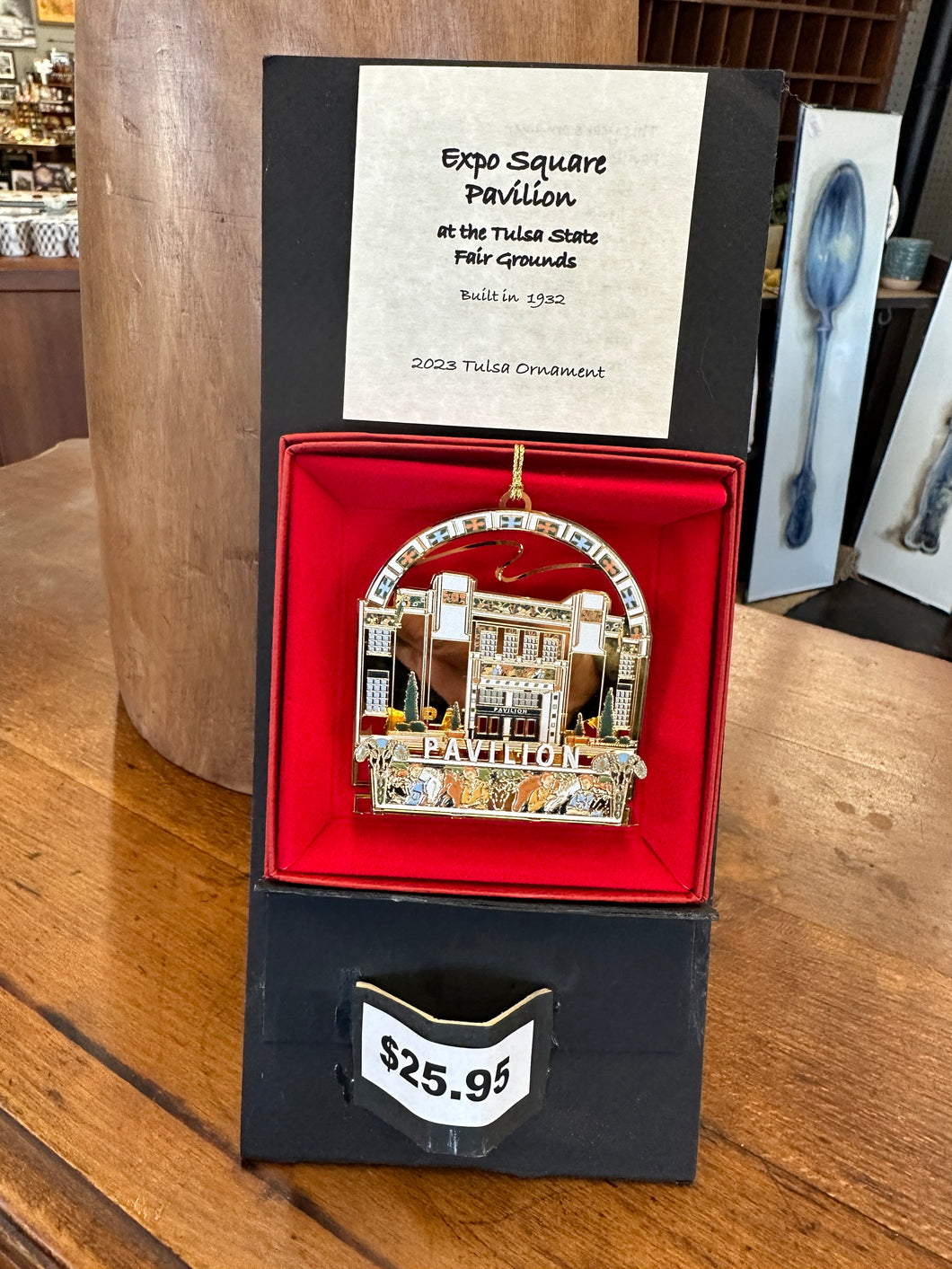 Tulsa Ornament / Souvenir - Tulsa Fairgrounds Pavilion 2023