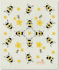 BEES (YELLOW) - SWEDISH DISHCLOTH