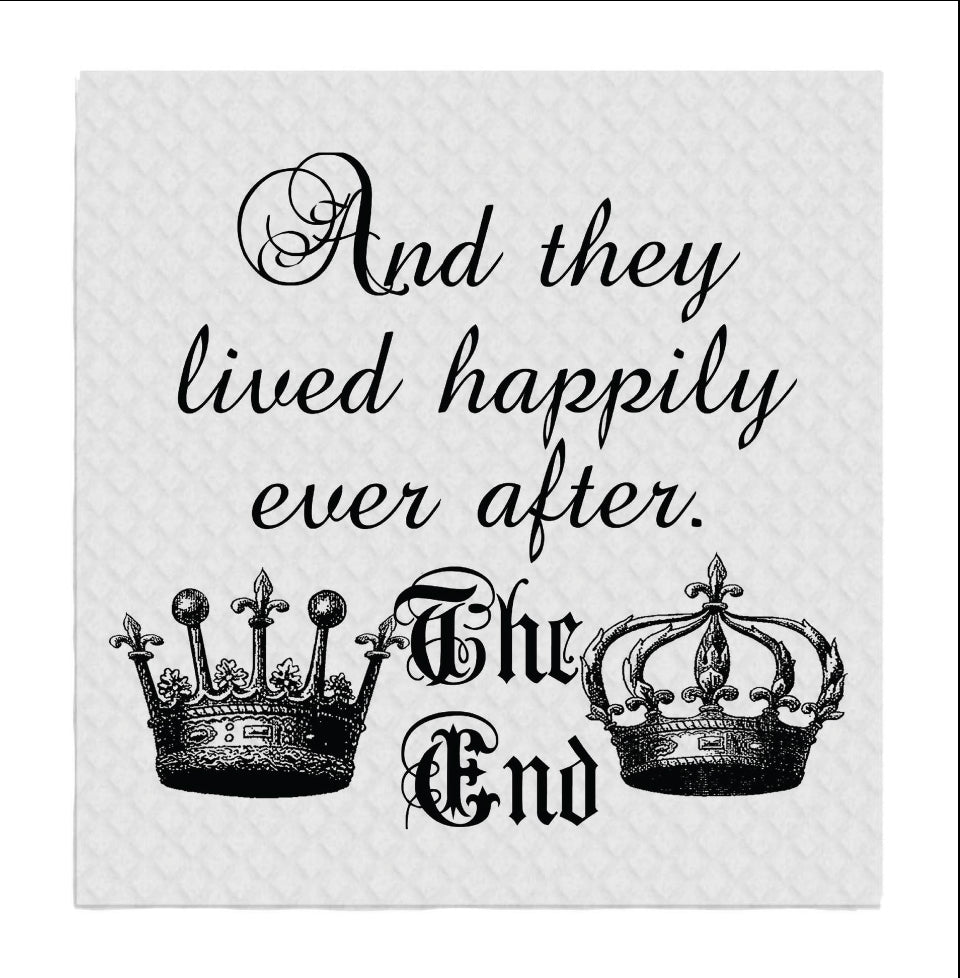 HAPPILY EVER AFTER - SWEDISH DISHCLOTH