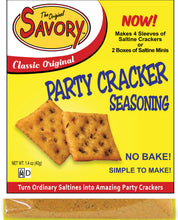 THE ORIGINAL SAVORY PARTY CRACKER SEASONING - 5 FLAVORS