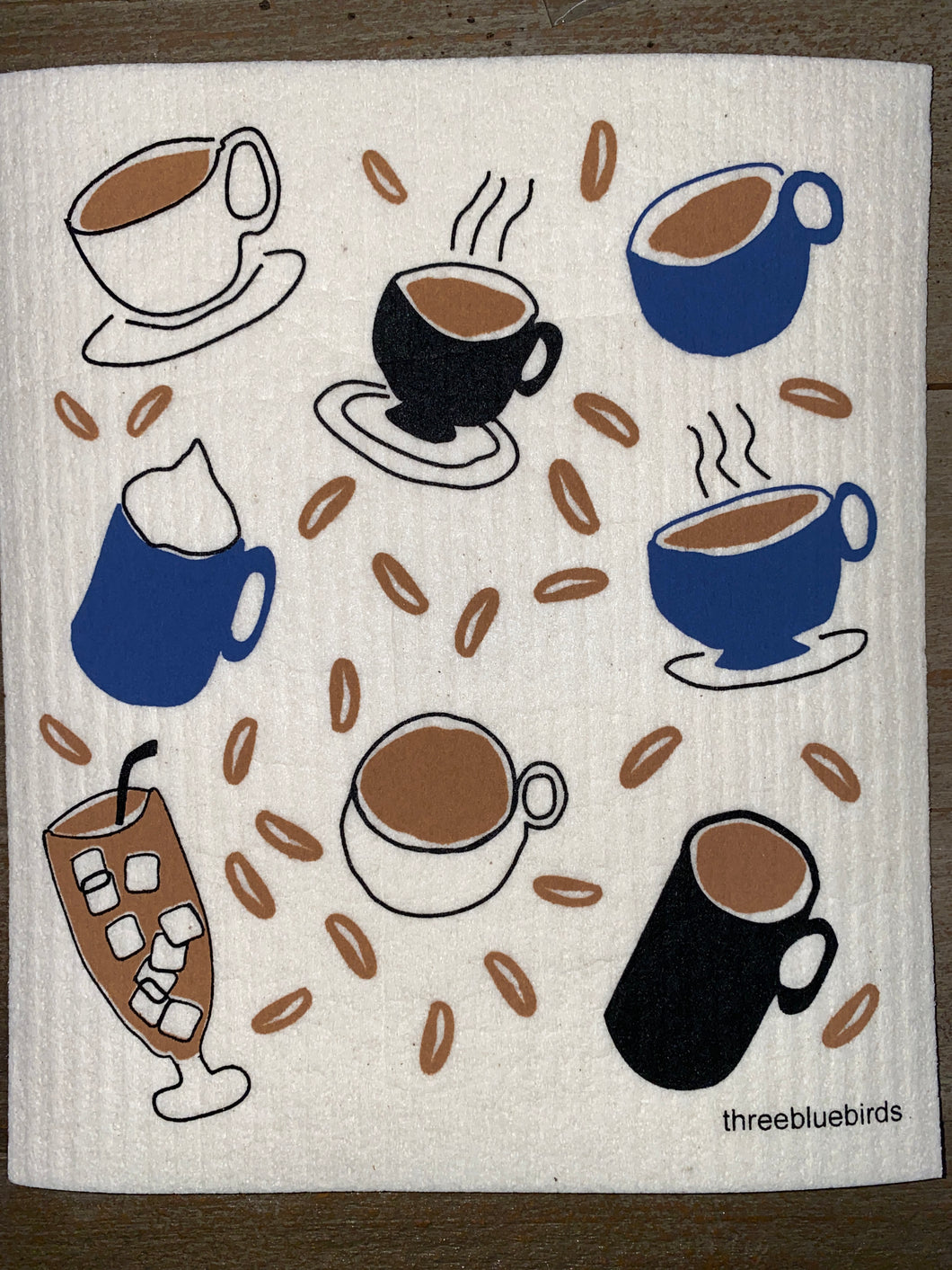 COFFEE CUPS - SWEDISH DISHCLOTH