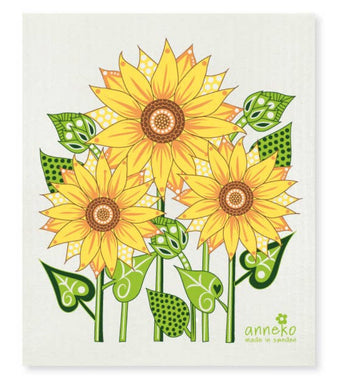 SUNFLOWERS - SWEDISH DISHCLOTH