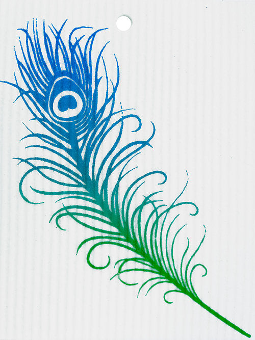 PEACOCK FEATHER - SWEDISH DISHCLOTH