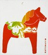 DALA HORSE RED (TRADITIONAL DALA) - SWEDISH DISHCLOTH